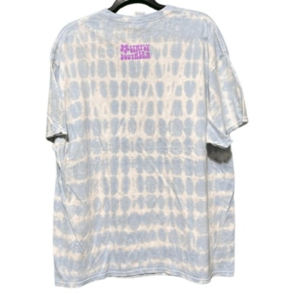 NWT Simply Southern Worry Less Pray Hard Smile More' Short Sleeve Tshirt‎ XXL - Picture 2 of 5